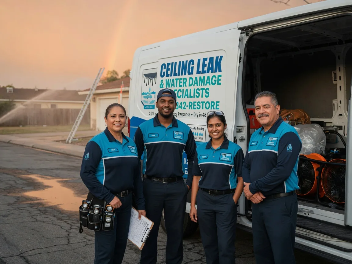 Ceiling Leak Cleanup company in Water View, VA